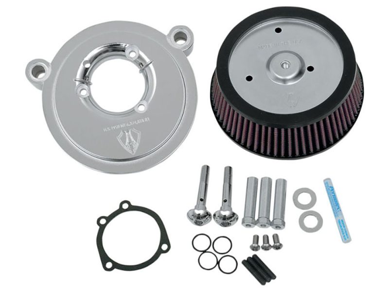 Stage 1 Big Sucker Air Cleaner Kit - Chrome. Fits Softail 2000-2014 High-performance motorcycle air filter kit for Revelry Motorcycles in Australia.