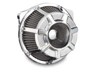 High-performance motorcycle air filter for Revelry Motorcycles, enhancing airflow and engine efficiency.