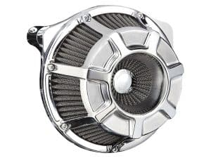 High-performance motorcycle air filter for Revelry Motorcycles, enhancing engine efficiency and power.
