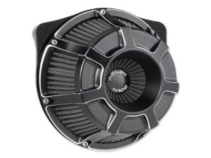 High-performance motorcycle air filter for Revelry Motorcycles, designed for optimal airflow and engine protection.