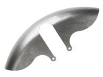 Aluminium motorcycle fender, sleek design for classic bike styling, durable and lightweight.