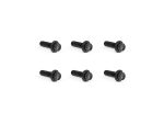 Black motorcycle screws for Revelry Motorcycles, durable and high-quality fasteners, ideal for motorcycle assembly and maintenance.