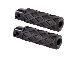 Black motorcycle handlebar grips for Revelry Motorcycles.