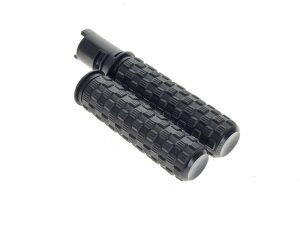 Comfortable black motorcycle handlebar grips for Revelry Motorcycles Australia.
