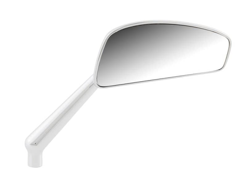Aluminium motorcycle side mirror for Revelry Motorcycles, Australian made.