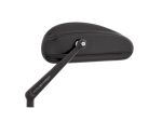 Lightweight black motorcycle side mirror for Revelry Motorcycles, stylish and durable.