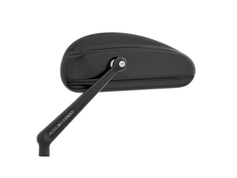 DownDraft Mirrors - Black. Left and Right Set. Lightweight black motorcycle side mirror for Revelry Motorcycles, stylish and durable.