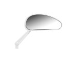 Reflective motorcycle side mirror for rejuvenation and safety.