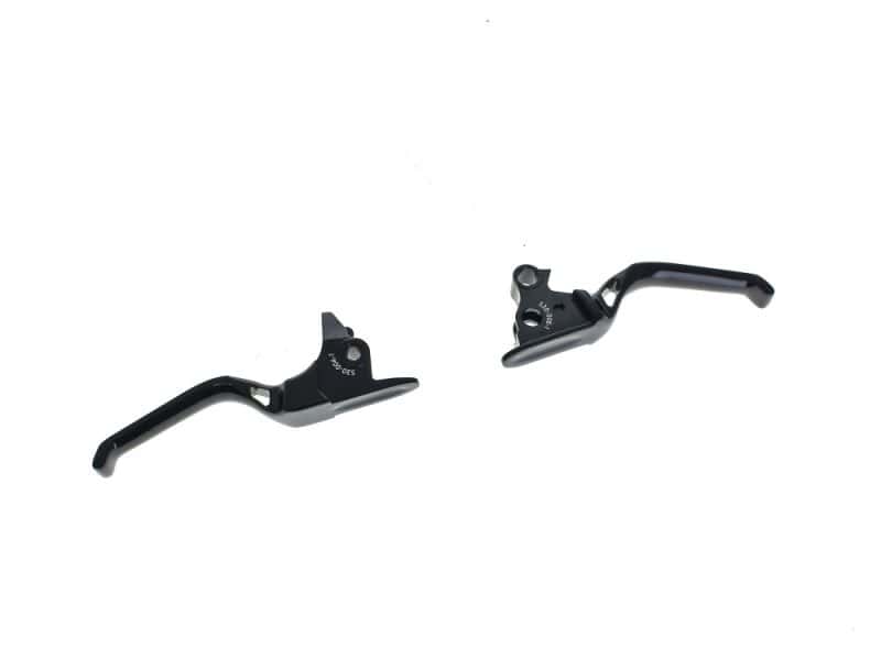 Method Levers - Black. Fits Softail 1996-2014 High-quality black motorcycle brake and clutch levers for Revelry Motorcycles.
