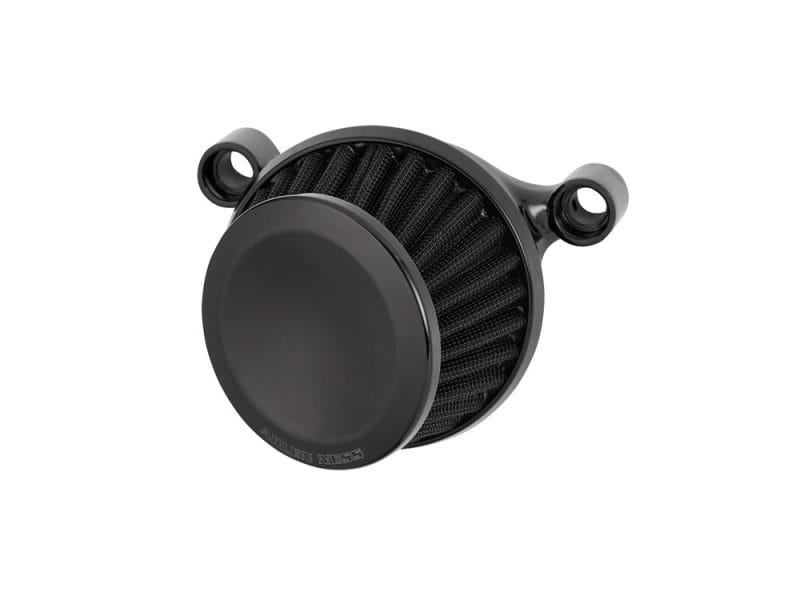 High-performance motorcycle air filter for Revelry Cycles custom bikes and builds.