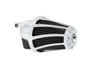 High-performance motorcycle exhaust system with chrome finish and sleek design for revelry motorcycles enthusiasts.