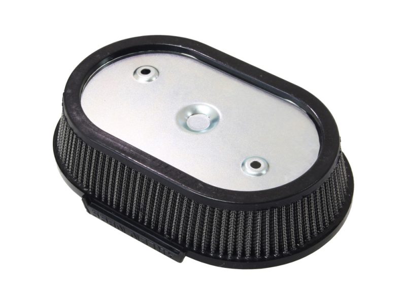 High-performance motorcycle air filter for Revelry Motorcycles, durable and efficient racing air intake part.
