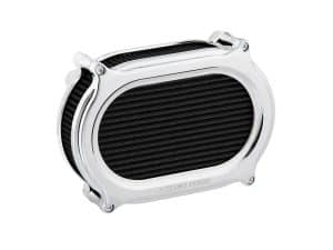 High-performance motorcycle radiator for Revelry Motorcycles, enhancement, cooling system upgrade, durable design.