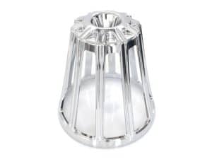 Polished aluminium motorcycle part for Revelry Motorcycles.