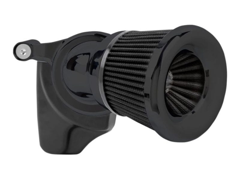 Velocity 65 Degree Air Cleaner Kit - Black. Fits Big Twins 1993-2017 with CV Carb or Cable Operated Delphi EFI. High-performance motorcycle air filter for Revelry Motorcycles AUS.