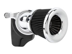 High-performance motorcycle air intake filter for Revelry Motorcycles aftermarket parts.
