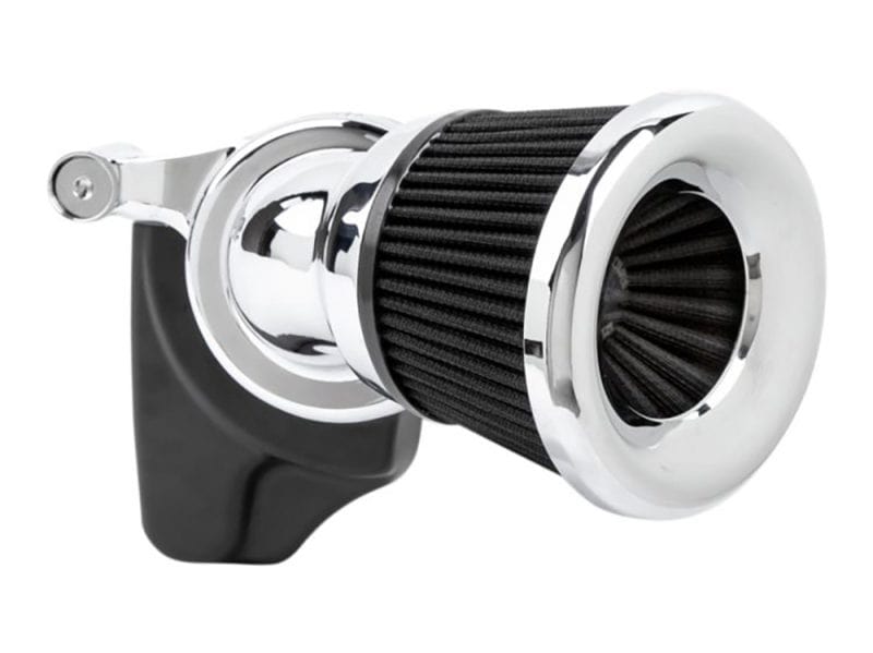 High-performance motorcycle air intake filter for Revelry Motorcycles aftermarket parts.