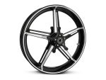 High-performance motorcycle wheel from Revelry Motorcycles, perfect for custom builds.