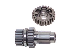 3rd Gear Set. Fits 4Spd Big Twin Mid 1976-1986 with Caged Needle Bearings.