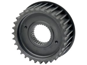 Steel motorcycle gear sprocket for Revelry Motorcycles, durable and high-performance.