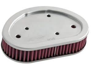 High-performance motorcycle air filter for Revelry Motorcycles, durable and efficient.