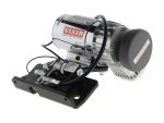 VIAIR air compressor for motorcycle pneumatic systems, compact and reliable.