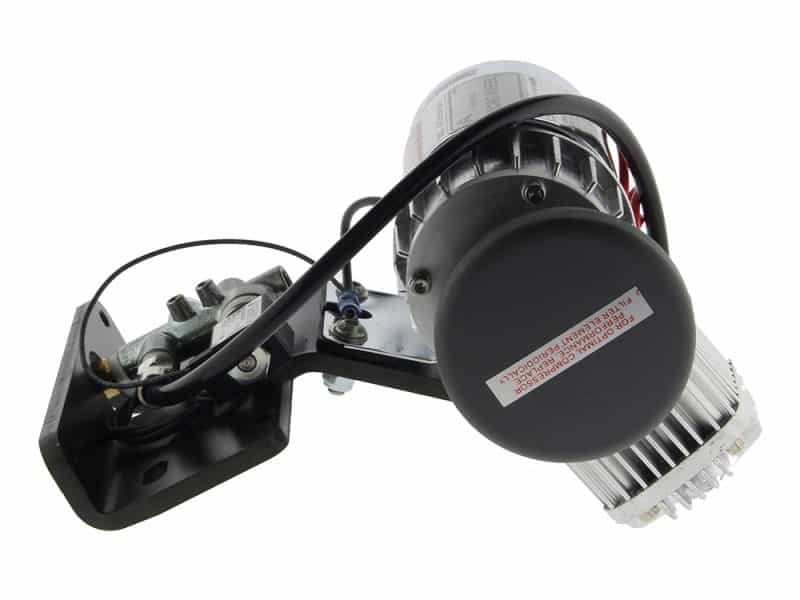 High-performance motorcycle electric motor with cooling system for Revelry Motorcycles Australia.