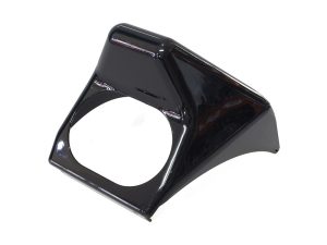 Sleek black motorcycle part for Revelry Motorcycles, custom accessories, and high-performance bike upgrades.
