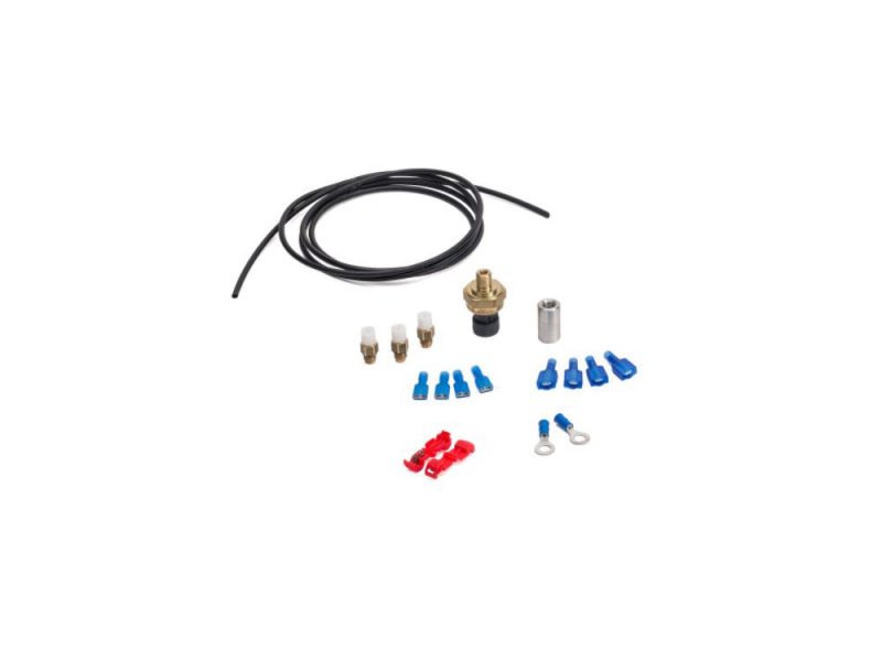 Compact motorcycle fuel injection repair kit with hoses and fittings for Revelry Motorcycles in Australia.