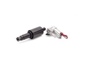 High-performance motorcycle shock absorber and electric motor for Harley Davidson bikes.