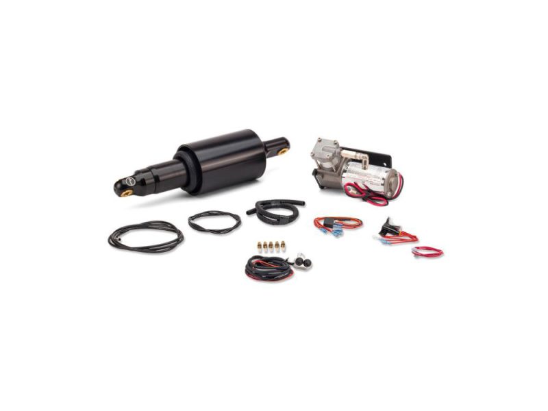 High-performance motorcycle suspension shock absorber and electrical components kit for Revelry Motorcycles Australia.