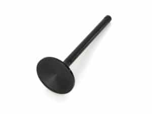 Heavy-duty motorcycle engine valve, compatible with revamp and repair projects.