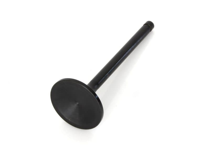 Exhaust Valve. Fits Twin Cam 1999-2004. High Flow. Heavy-duty motorcycle engine valve, compatible with revamp and repair projects.