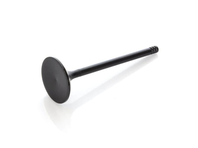 Black motorcycle engine piston, essential part of Revelry Motorcycles.