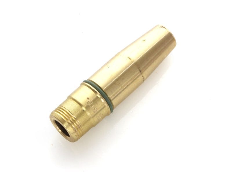 Brass motorcycle engine part from Revelry Motorcycles, Australian bike accessories.