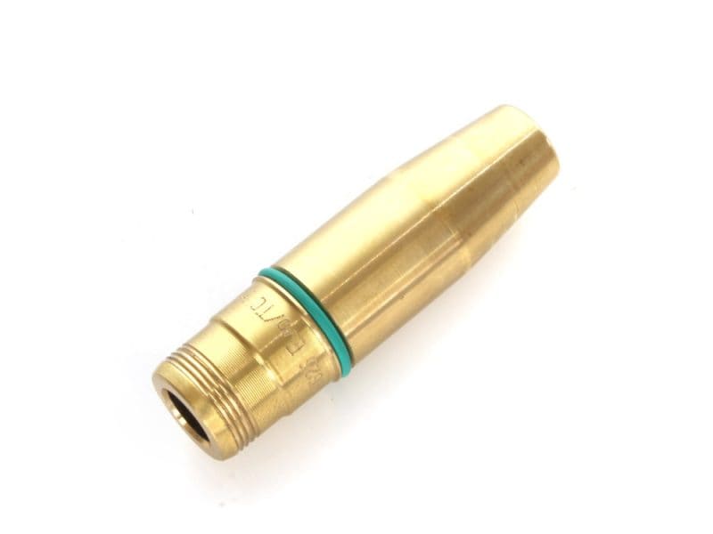 Brass motorcycle shock absorber part for Revelry Motorcycles, Australian custom bikes.