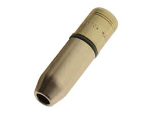 High-performance motorcycle exhaust silencer component for Revelry Motorcycles.