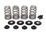 Heavy-duty motorcycle fork springs and suspension parts replacement kit.