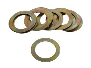 Iridium Lock Washers for Motorcycle Repairs, durable and corrosion-resistant.