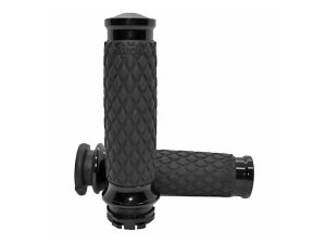 Rubber motorcycle handlebar grips for Revelry Motorcycles.