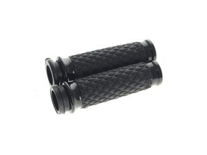 Rubber motorcycle handlebar grips for Revelry Motorcycles.