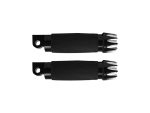 Excalibur Custom Contour Footpegs - Blk. Fits H-D.