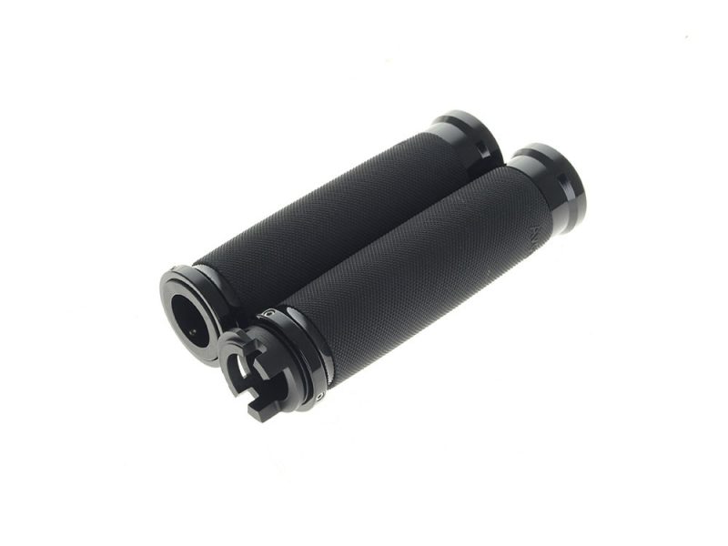 Custom Contour Handgrips - Black. Fits Indian Scout 2015up High-performance motorcycle handlebar grips for Revelry Motorcycles.