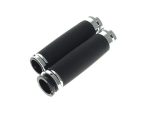 High-performance black motorcycle grips for Revelry Motorcycles, durable and stylish.