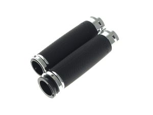 High-performance black motorcycle grips for Revelry Motorcycles, durable and stylish.