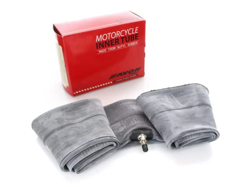 Inner tube for motorcycle tyres, durable rubber inner tube for bikes, vintage motorcycle inner tube replacement.