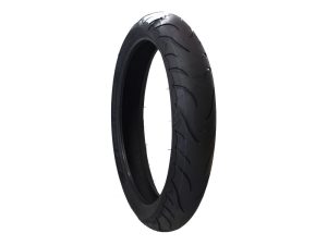 High-performance motorcycle tire for revelry motorbikes and custom cruisers.