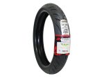 High-performance motorcycle front tyre, Cobra Avon Cobra AV71 130/60B19 for touring bikes.