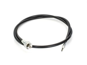 Flexible black motorcycle speedometer cable for Revelry Motorcycles in Australia.