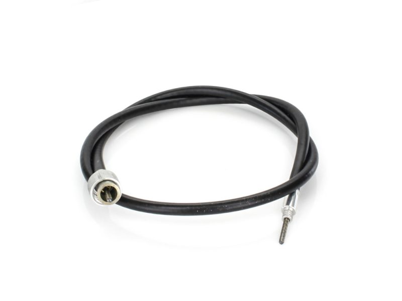 35in. Speedo Cable with 16mm Nut - Black Vinyl. High-quality motorcycle throttle cable for Revelry Motorcycles Australia, durable and reliable.